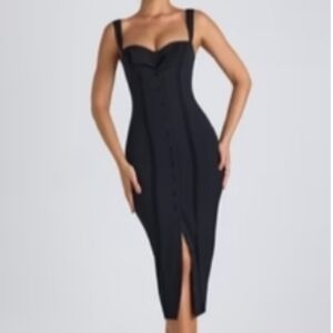 Oh Polly Black Maxi Dress